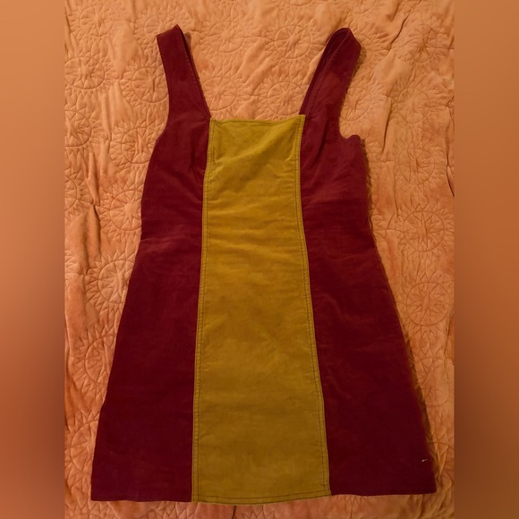 Urban Outfitters BDG Taylor Uncut Corduroy Colorblock Dress - Picture 5 of 7